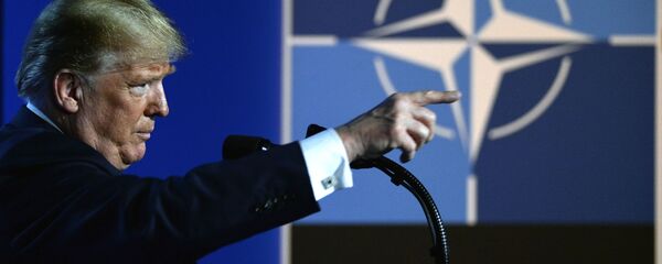 Президент США Дональд Трамп на саммите НАТО - 俄罗斯卫星通讯社