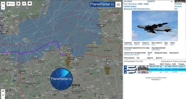 美国的核轰炸机在俄边境被发现 - 俄罗斯卫星通讯社