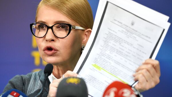 乌克兰前总理季莫申科称不会就总统选举第一轮投票结果提请上诉 - 俄罗斯卫星通讯社
