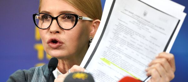 乌克兰前总理季莫申科称不会就总统选举第一轮投票结果提请上诉 - 俄罗斯卫星通讯社