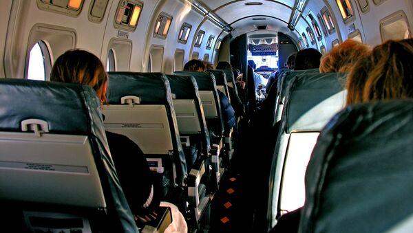 Салон самолета Beechcraft 1900 авиакомпании Air New Zealand - 俄罗斯卫星通讯社