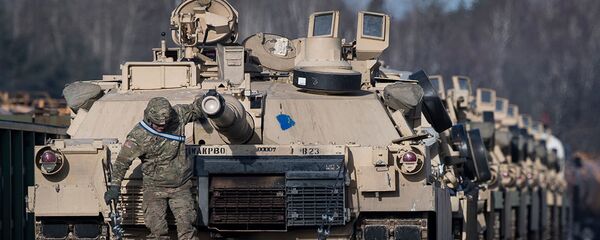 用于装备美国营的重型军事装备已抵达立陶宛 - 俄罗斯卫星通讯社