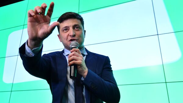 烏克蘭律師向法庭起訴要求取消澤林斯基候選人資格 - 俄羅斯衛星通訊社