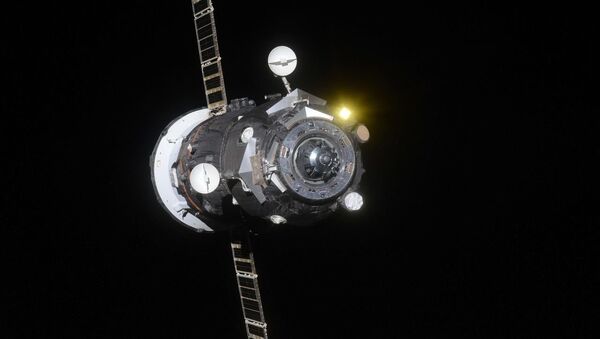 Грузовой корабль Прогресс МС-09 покидает МКС - 俄罗斯卫星通讯社