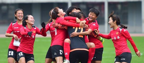 中国女足在友谊赛上大败俄罗斯女足 - 俄罗斯卫星通讯社