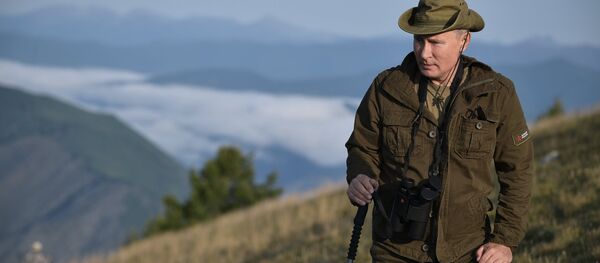 Президент РФ В. Путин провел выходные в Тыве - 俄罗斯卫星通讯社