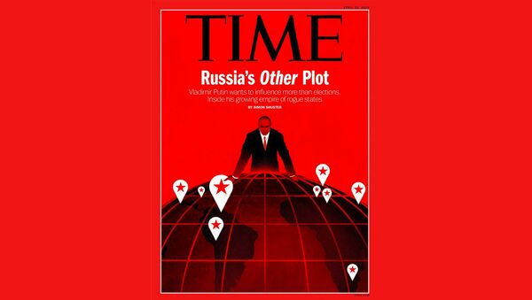 《时代》杂志把普京的形象和他的“秘密计划”用作期刊封面 - 俄罗斯卫星通讯社