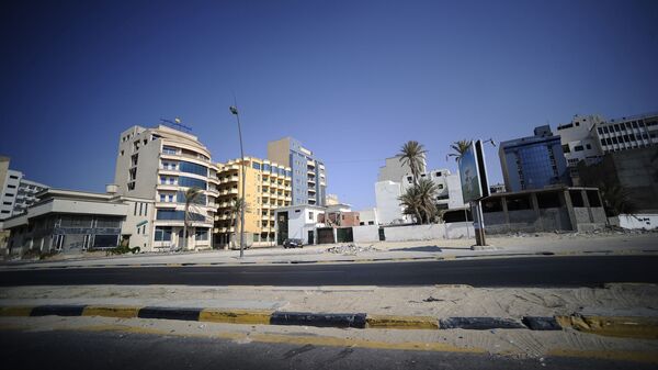 Вид на одну из улиц города Триполи, Ливия - 俄罗斯卫星通讯社