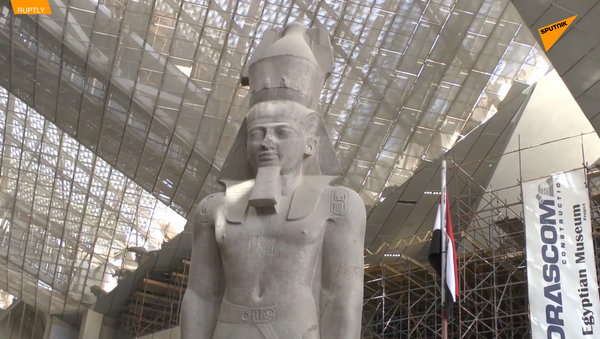 古埃及法老拉美西斯二世雕像在索哈傑揭幕 - 俄羅斯衛星通訊社