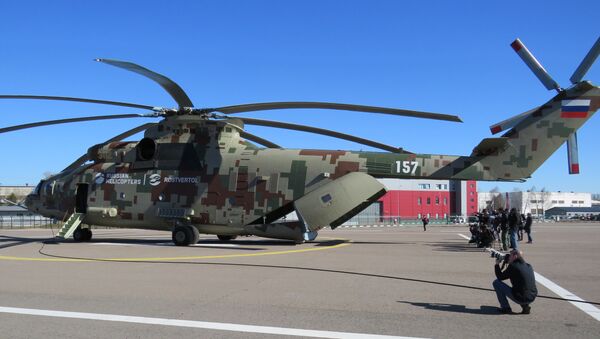 米-26-T2B：最新版俄羅斯“超級直升機” - 俄羅斯衛星通訊社