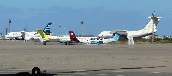 Самолеты в аэропорту Триполи, Ливия. 8 апреля 2019 Самолеты в аэропорту Триполи, Ливия. 8 апреля 2019 - 俄罗斯卫星通讯社