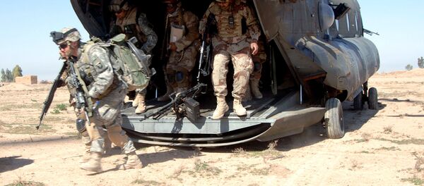 Солдаты 101-й воздушно-десантной дивизии Сухопутных войск США - 俄羅斯衛星通訊社