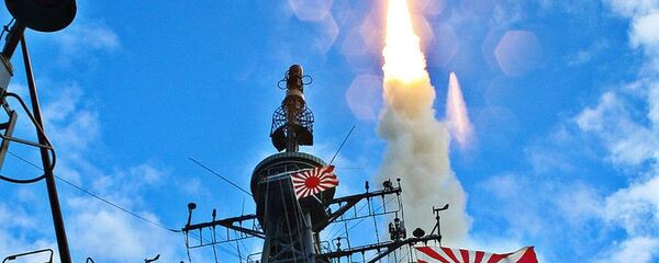 SM-3于JS Kirishima (DDG-174)号上发射 - 俄罗斯卫星通讯社