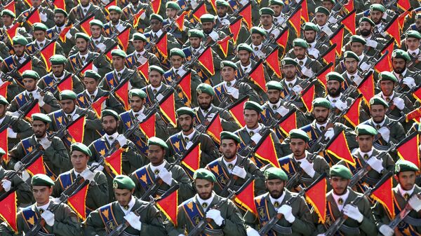 Корпус стражей исламской революции на военном параде  - 俄罗斯卫星通讯社