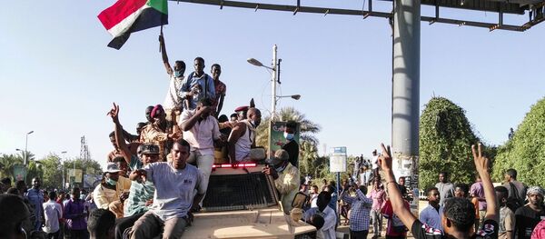 Протестующие в Судане - 俄罗斯卫星通讯社