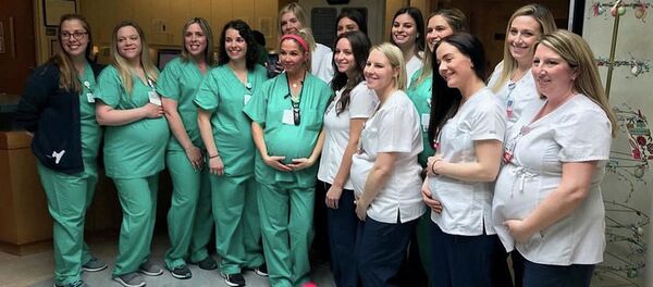 美國一產院有15名護士同時懷孕 - 俄羅斯衛星通訊社