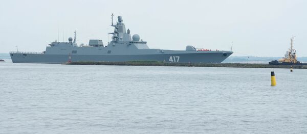 以“戈尔什科夫海军上将号”为首的俄海军舰队准备对中国青岛港进行访问 - 俄罗斯卫星通讯社