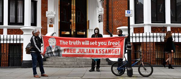 倫敦警察廳拒絕透露阿桑奇被羈押的監獄 倫敦警察廳拒絕透露阿桑奇被羈押的監獄 - 俄羅斯衛星通訊社