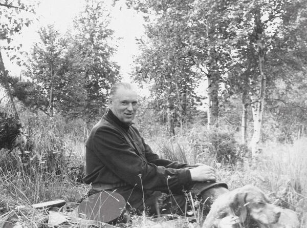 罗科索夫斯基元帅在打猎。照片摄于60年代 - 俄罗斯卫星通讯社