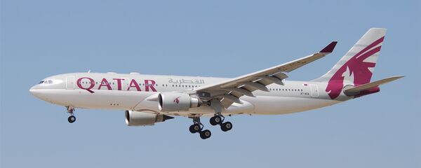 Самолет Airbus A330-200 компании Qatar Airways  - 俄羅斯衛星通訊社