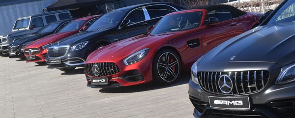 Образцы готовой продукции завода по производству легковых автомобилей Mercedes-Benz концерна Daimler - 俄罗斯卫星通讯社