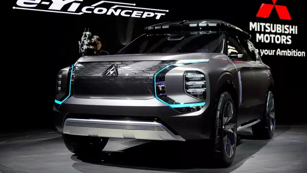 Концепт Mitsubishi's e-Yi на Шанхайском международном автосалоне - 俄羅斯衛星通訊社