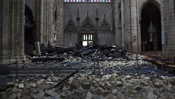 eBay网站爆出出售巴黎圣母院主体结构烧焦碎片的广告 - 俄罗斯卫星通讯社
