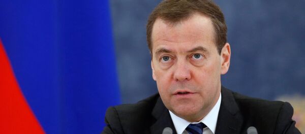 Председатель правительства РФ Дмитрий Медведев проводит заседание правительства РФ - 俄罗斯卫星通讯社