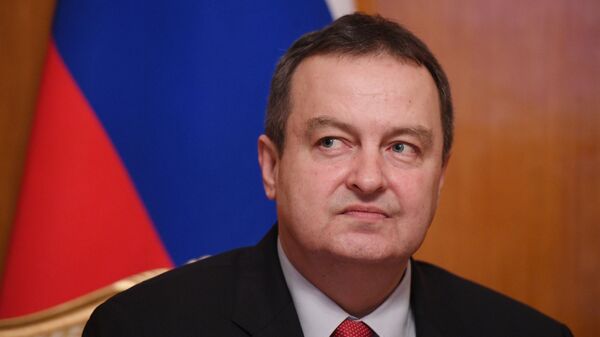 塞爾維亞第一副總理兼外長伊維察·達契奇 - 俄羅斯衛星通訊社