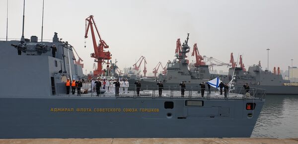 俄海军舰队抵达中国青岛参加阅兵式 - 俄罗斯卫星通讯社