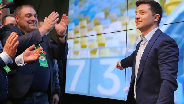 烏克蘭中選委：計票完成99%後澤連斯基得票率達73.21% - 俄羅斯衛星通訊社