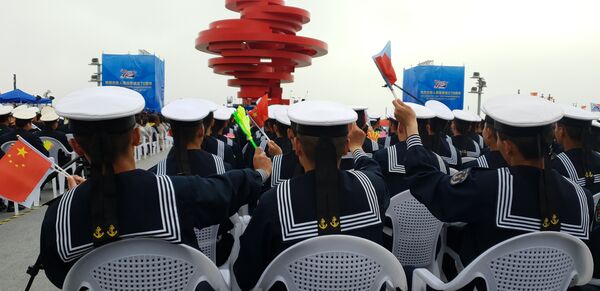 俄罗斯海军舰队抵达中国青岛港 俄罗斯海军舰队抵达中国青岛港 - 俄罗斯卫星通讯社