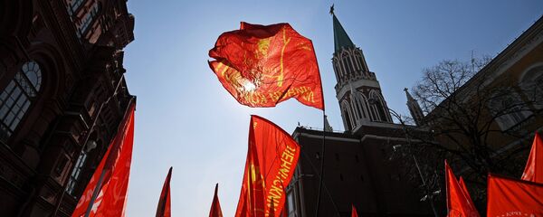 Возложение венков и цветов к Мавзолею В.И. Ленина Возложение венков и цветов к Мавзолею В.И. Ленина - 俄羅斯衛星通訊社