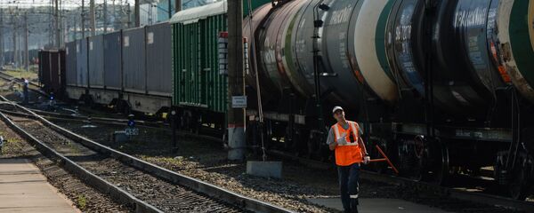 Сортировочная станция Инская в Новосибирске Сортировочная станция Инская в Новосибирске - 俄羅斯衛星通訊社