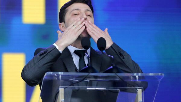 乌中选委：泽林斯基赢得乌克兰总统大选胜利  得票73.22% - 俄罗斯卫星通讯社