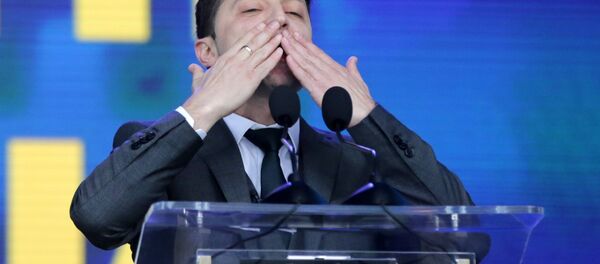 烏中選委：澤林斯基贏得烏克蘭總統大選勝利  得票73.22% - 俄羅斯衛星通訊社