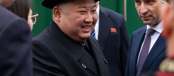 金正恩在濱海邊疆區 - 俄羅斯衛星通訊社