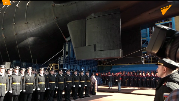 “别尔哥罗德”核潜艇下水 - 俄罗斯卫星通讯社
