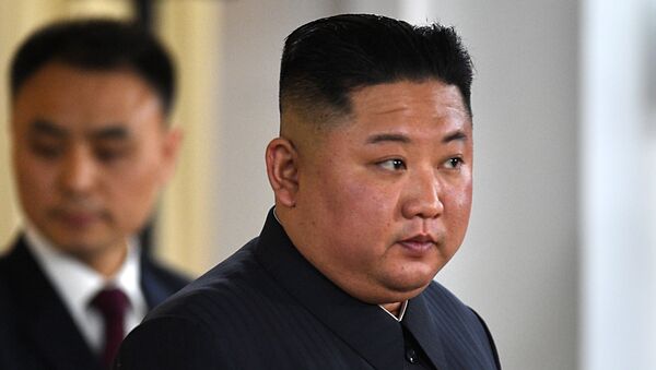 Лидер КНДР Ким Чен Ын в кампусе ДВФУ на острове Русский - 俄羅斯衛星通訊社