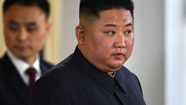 Лидер КНДР Ким Чен Ын в кампусе ДВФУ на острове Русский - 俄羅斯衛星通訊社