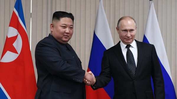普京与金正恩在朝鲜解放日之际互致贺电 - 俄罗斯卫星通讯社