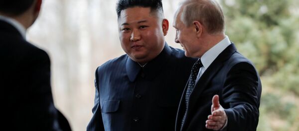 金正恩访俄 - 俄罗斯卫星通讯社