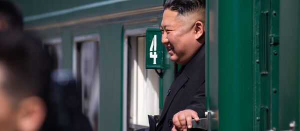 金正恩专列到达俄朝边境地区 - 俄罗斯卫星通讯社