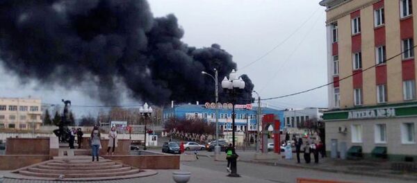 俄緊急情況部：克拉斯諾亞爾斯克國防機械工廠著火房頂發生坍塌 - 俄羅斯衛星通訊社