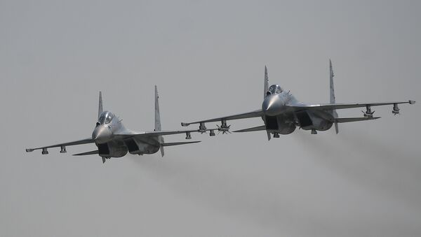 Многоцелевые истребители Су-30М2 - 俄羅斯衛星通訊社