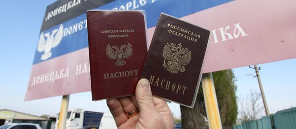 已知有多少名顿巴斯公民想获得俄罗斯护照 - 俄罗斯卫星通讯社