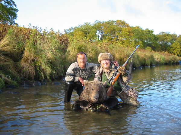 勘察加熊是猎物中最上等的战利品之一 - 俄罗斯卫星通讯社