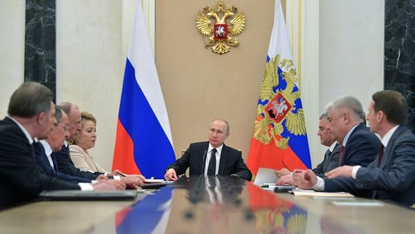 普京与俄安全会议成员讨论北京会谈的成果 - 俄罗斯卫星通讯社