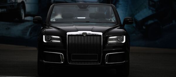 Автомобиль Aurus Senat кабриолет - 俄罗斯卫星通讯社