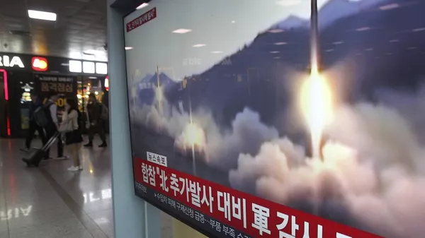 朝鲜发射弹道导弹是对美国在朝鲜半岛行为做出的反应 - 俄罗斯卫星通讯社